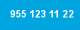 955 123 11 22